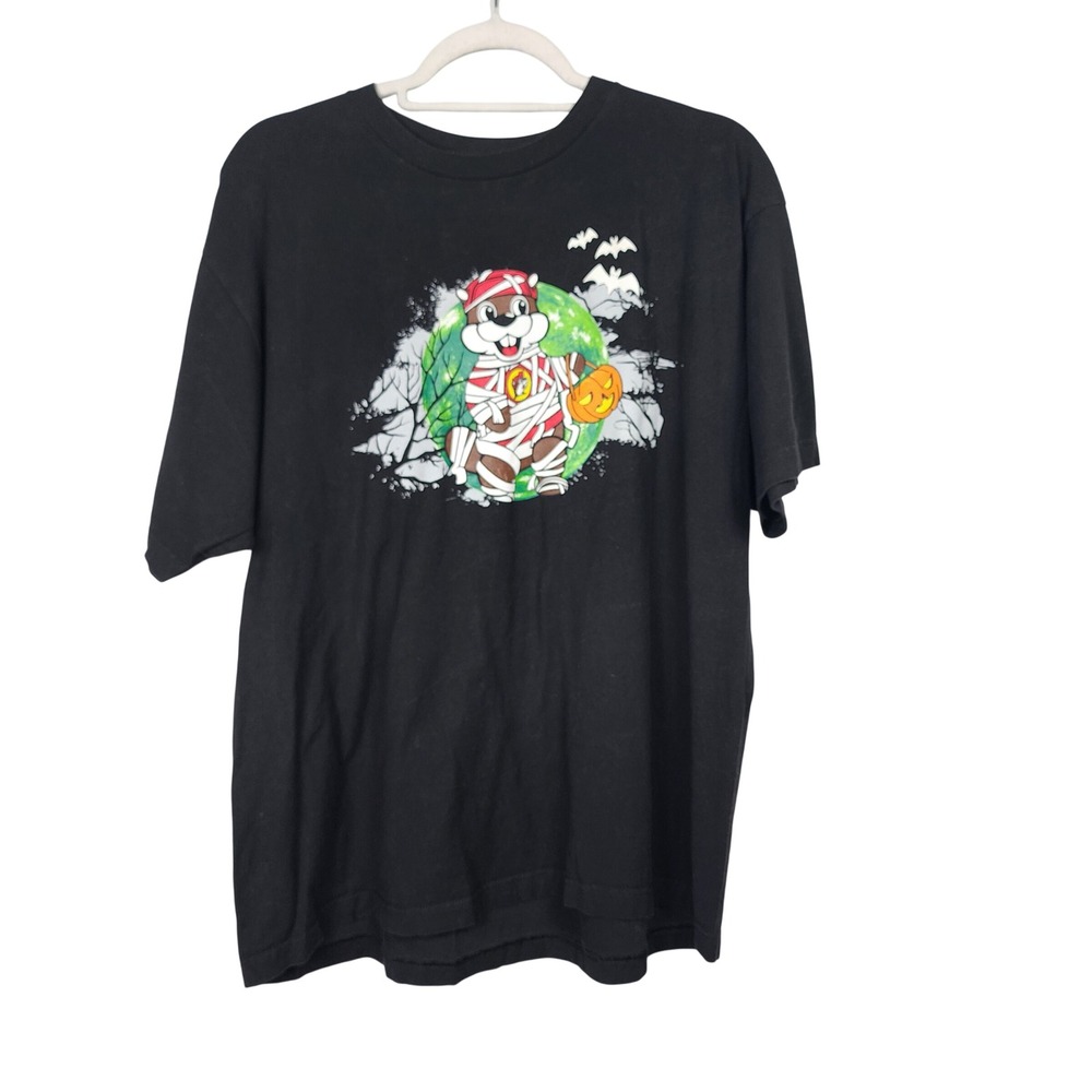 Buc-ee's Halloween Boo Crew Graphic T-Shirt Mens XL Black Beaver Mummy Cosplay